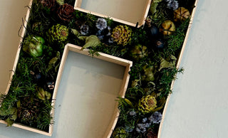 ボタニカルレターサイン green mix