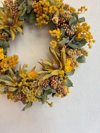 wreath;ミモザミックス