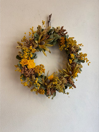 wreath;ミモザミックス